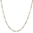 9ct Yellow Gold Figaro Chain 22"