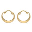 22ct Yellow Gold Basket Hoop Earrings