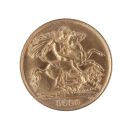 1913 George V Large Head UK Half Sovereign Coin