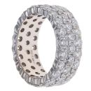 18ct White Gold 6.00ct Brilliant Cut Diamond Fancy Ring