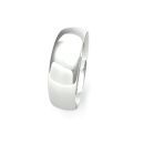Platinum Traditional Court Wedding Band 6mm