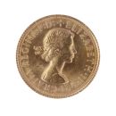 1965 Elizabeth II First Portrait UK Full Sovereign Coin