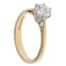 18ct Yellow Gold 1.04ct Brilliant Cut Diamond Solitaire Ring
