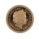 1999 Elizabeth II Fourth Portrait UK Half Sovereign Coin