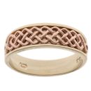 9ct Yellow and Rose Gold Annwyl Clogau Wedding Band 7mm