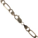 9ct Yellow Gold Figaro Plain Chain 20"