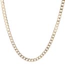 9ct Yellow Gold Curb Chain 22"