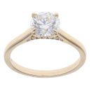 9ct Yellow Gold 1.65ct Brilliant Cut Lab Grown Diamond Solitaire Ring