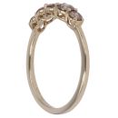 9ct Yellow Gold 0.50ct Round Brilliant Cut Tinted Diamond Five Stone Ring