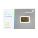 2.5g Umicore Sealed Gold Bar