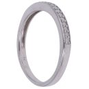 9ct White Gold 0.11ct Brilliant Cut Diamond Eternity Ring