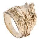 9ct Yellow Gold Saddle Ring