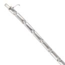 9ct White Gold Fancy Bracelet 7.5"