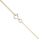 9ct Yellow Gold 0.15ct Diamond Solitaire Pendant and Chain 18"