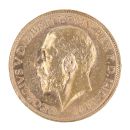 1913 George V Large Head Australia Full Sovereign Coin