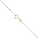 14ct Yellow Gold 0.05ct Diamond Cross Pendant and Chain 16"