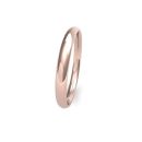 18ct Rose Gold Traditional Court Wedding Band 2.5mm