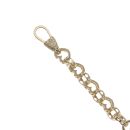 9ct Yellow Gold Heart Patterned Belcher Bracelet 7"