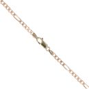 9ct Yellow Gold Figaro Chain 22"