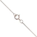 9ct White Gold 0.45ct Brilliant and Princess Cut Diamond Cluster Pendant and Chain 18"