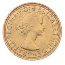 1964 Elizabeth II First Portrait UK Full Sovereign Coin