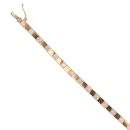 9ct Yellow Gold Cubic Zirconia Bracelet 7.5"