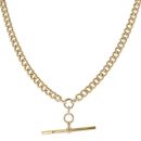 9ct Yellow Gold T-Bar Albert Chain 22"
