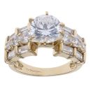 14ct Yellow Gold Cubic Zirconia Fancy Ring