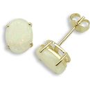 18ct Yellow Gold Opal 2.04ct Stud Earrings