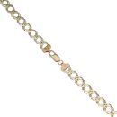 9ct Yellow Gold Double Curb Chain 18"