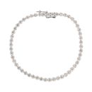 9ct White Gold 2.00ct Diamond Tennis Bracelet 7"