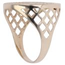 9ct Yellow Gold St George Coin Ring