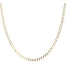 9ct Yellow Gold Curb Chain 22"