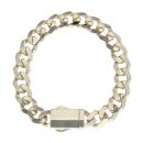 14ct Yellow Gold Curb Bracelet 8"