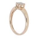 9ct Yellow Gold 0.15ct Brilliant Cut Diamond Cluster Ring