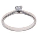 18ct White Gold 0.25ct Princess Cut Diamond Solitaire Ring