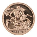 2013 Elizabeth II Fourth Portrait UK Full Sovereign Coin