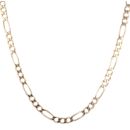 9ct yellow Gold Figaro Chain 22"