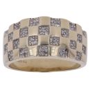 9ct Yellow Gold 0.25ct Diamond Signet Ring