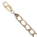 9ct Yellow Gold Curb Bracelet 8"