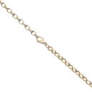 9ct Yellow Gold Ingot Pendant and Belcher Chain 18"