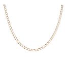 9ct Yellow Gold Square Curb Chain 20"