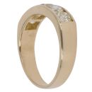 14ct Yellow Gold 1.00ct Brilliant Cut Diamond Five Stone Ring