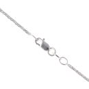 18ct White Gold 0.33ct Brilliant Cut Diamond Solitaire Pendant And Chain 16"