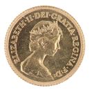 1982 Elizabeth II Decimal Portrait UK Half Sovereign Coin