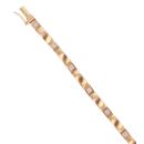 9ct Yellow Gold 0.15ct Diamond Bracelet 7.5"