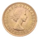 1966 Elizabeth II First Portrait UK Full Sovereign Coin