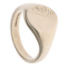 9ct Yellow Gold Patterned Oval Signet Ring