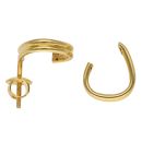 22ct Yellow Gold Fancy U Stud Earrings