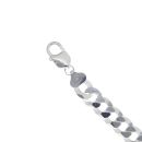 Silver Curb Bracelet 8.5" By Icesia